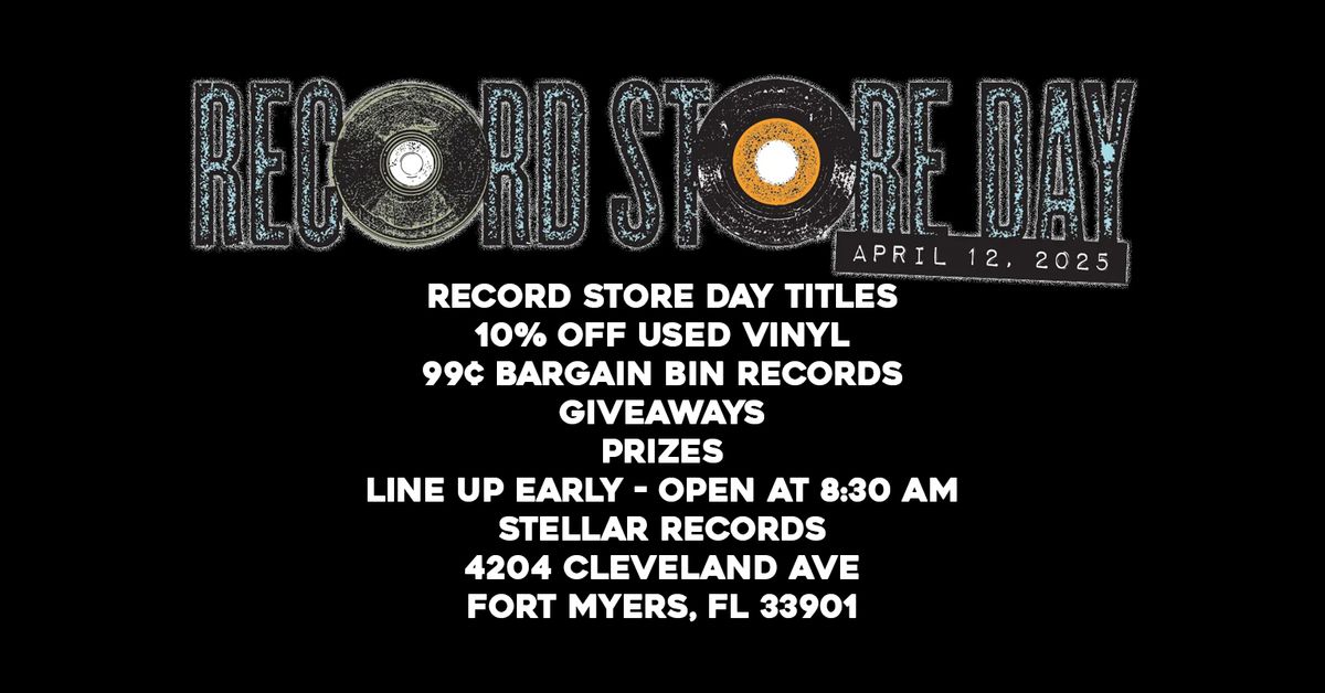 Record Store Day @ Stellar Records!