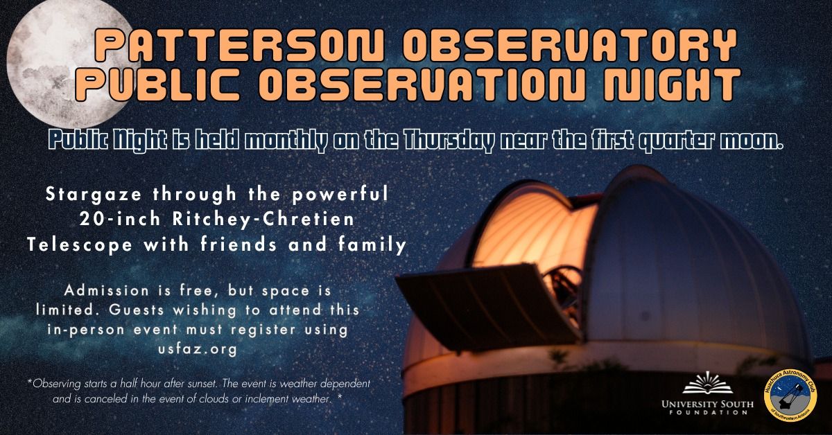 Patterson Observatory Public Night