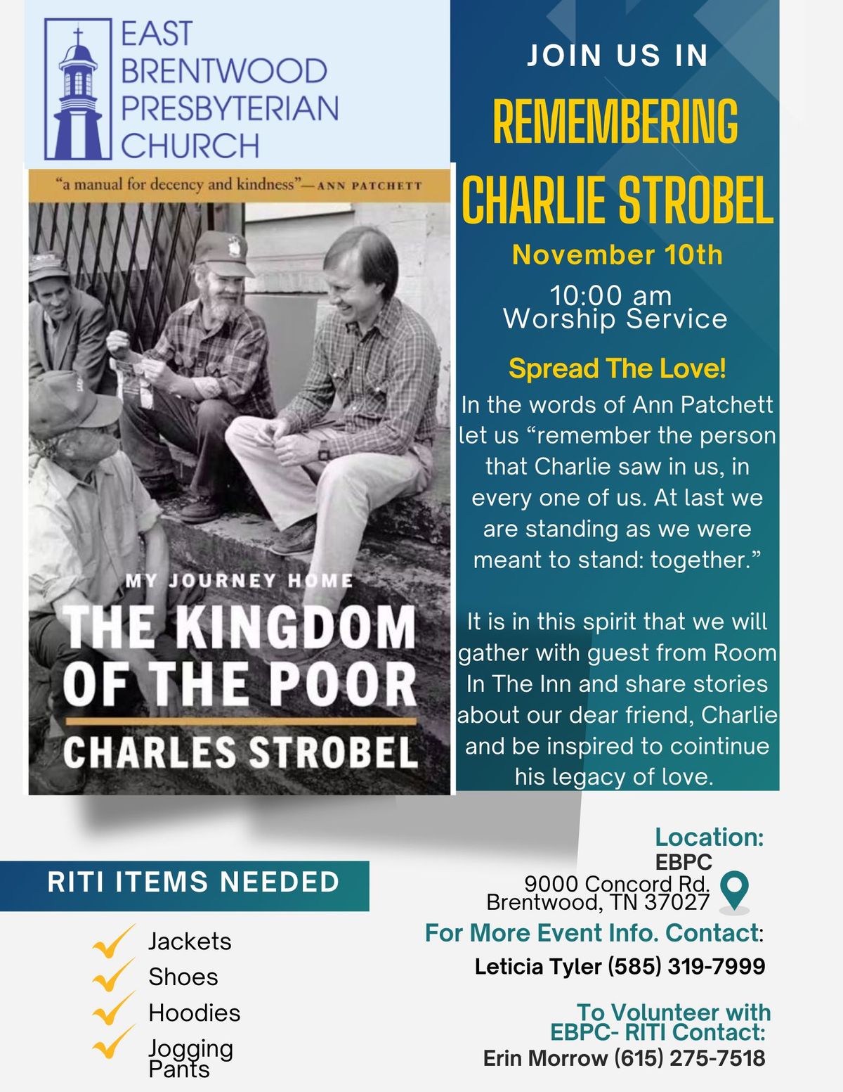 Remembering Charlie Strohbel 