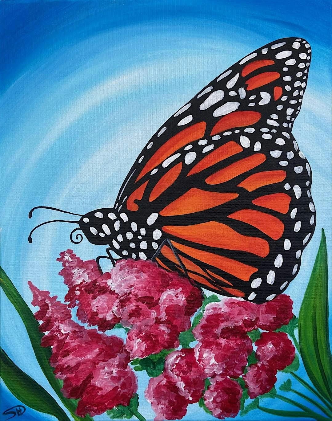 Monarch Butterfly On Flower