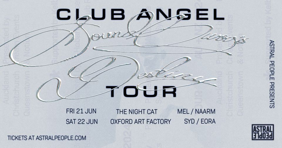 SOLD OUT | CLUB ANGEL | MELBOURNE | THE NIGHT CAT