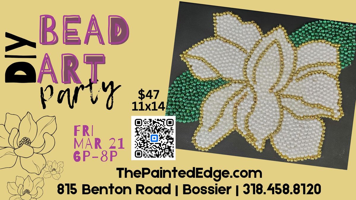 DIY Magnolia Bead Art