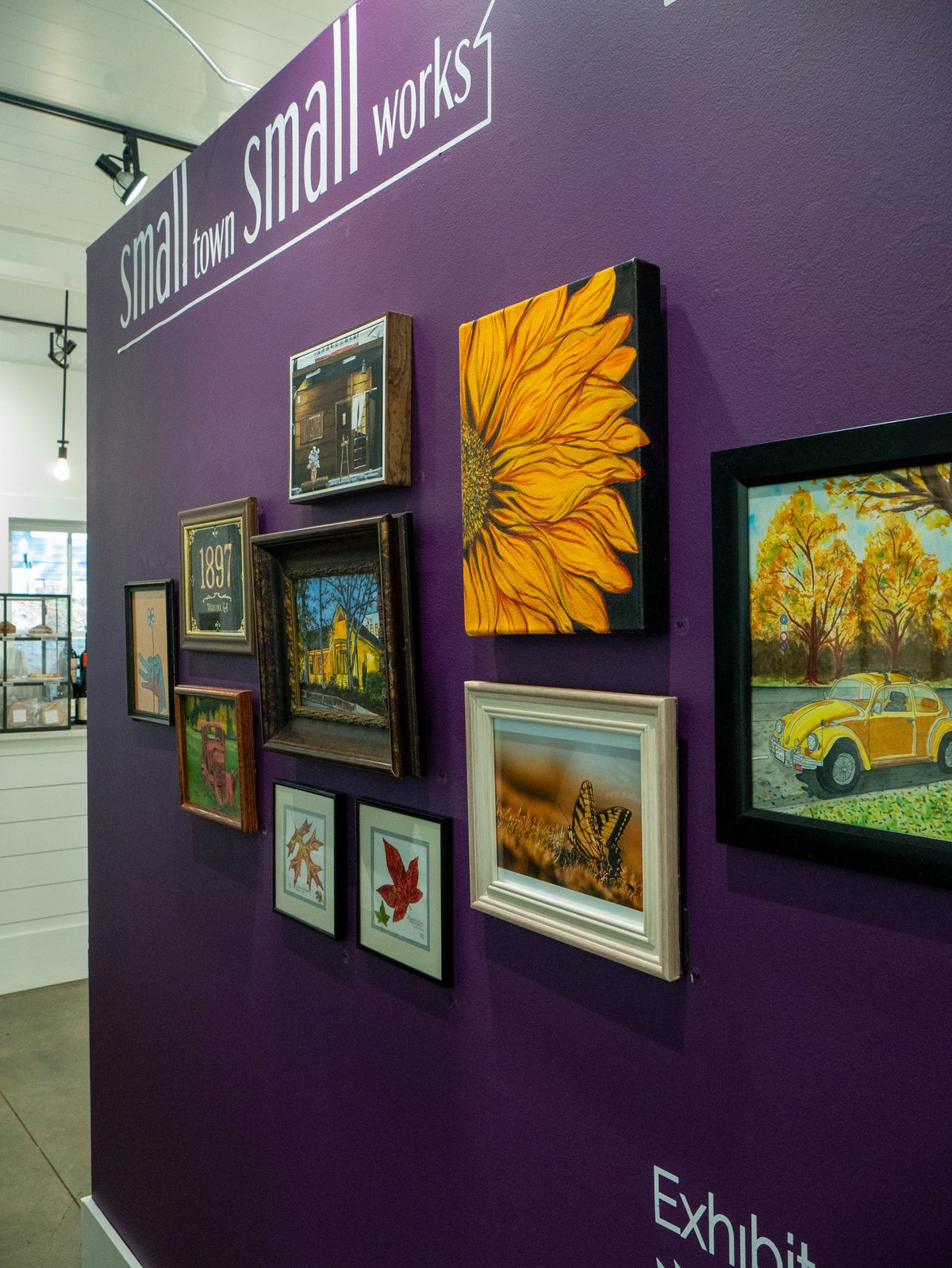 Last Day of "Small Town: Small Works" Exhibit