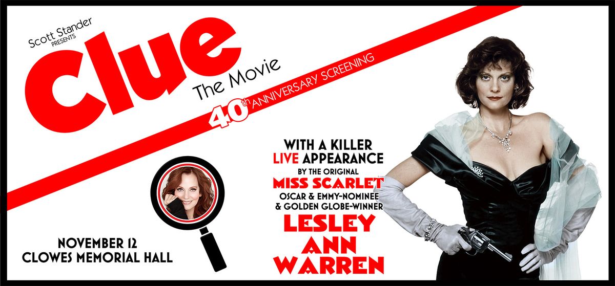 Clue The Movie - Lesley Ann Warren at Fine Arts Building Chicago