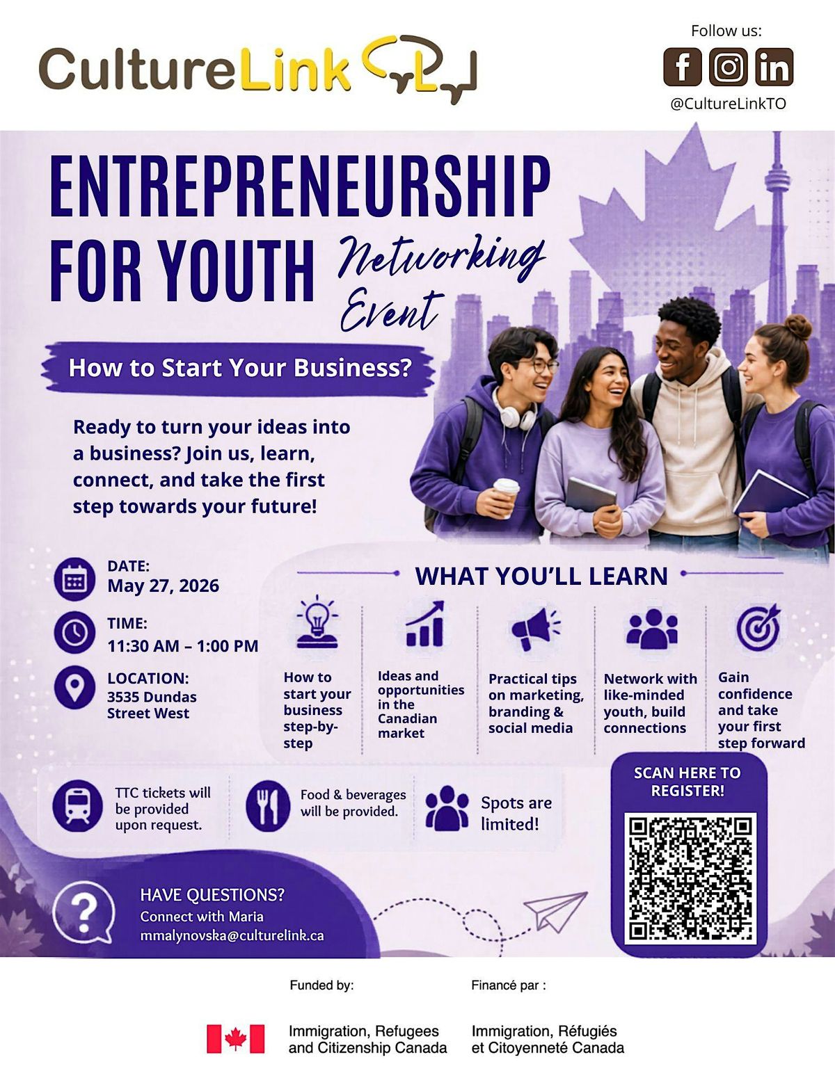 Entrepreneurship for Youth Networking Event