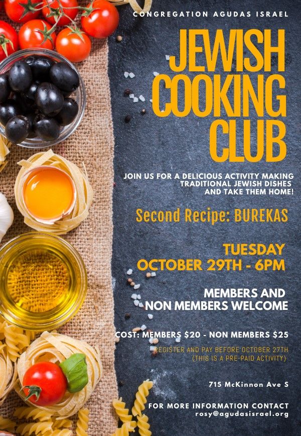 Jewish Cooking Club at CAI