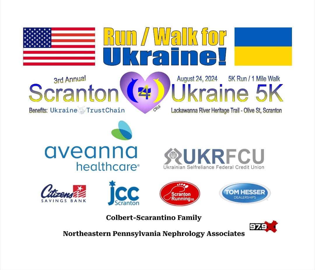 Run 4 Ukraine - 3rd Annual Scranton 4 Ukraine 5K