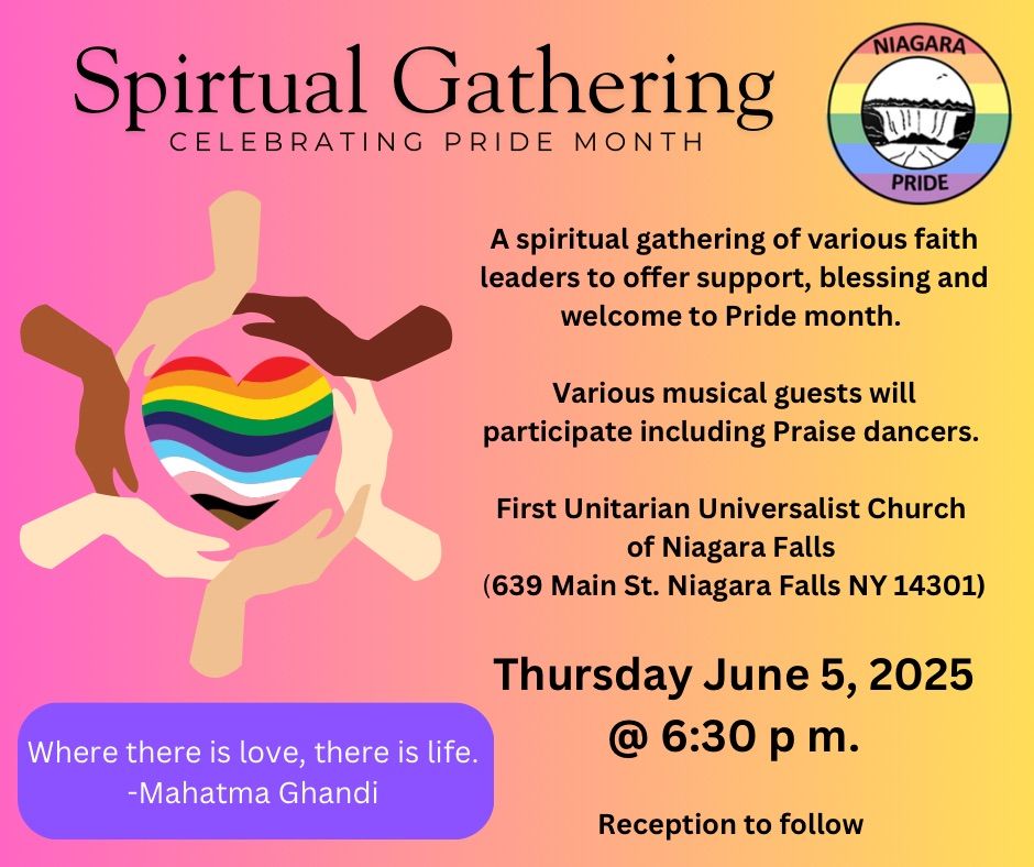 Spiritual Gathering: Celebrating Pride Month