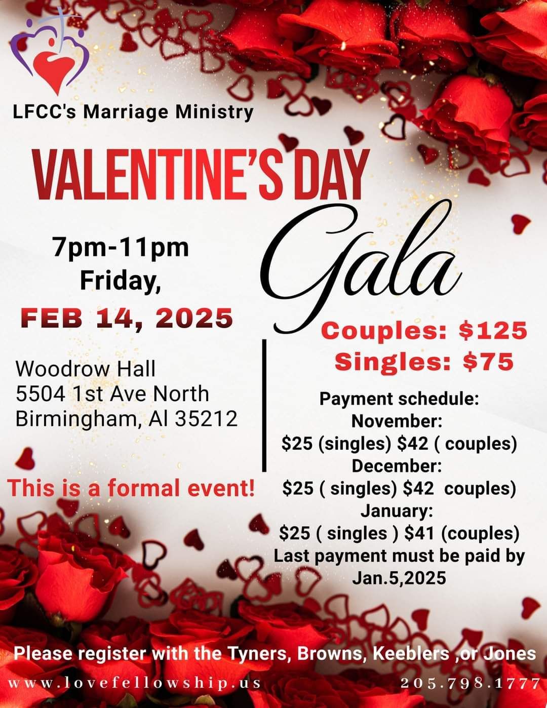 Love Fellowship Christian Center Valentines Day Gala 