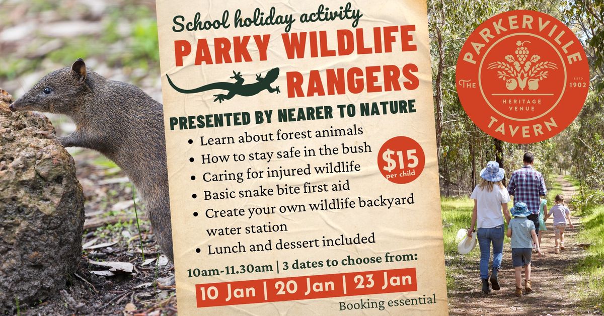 Parky Wildlife Rangers with Nearer to Nature