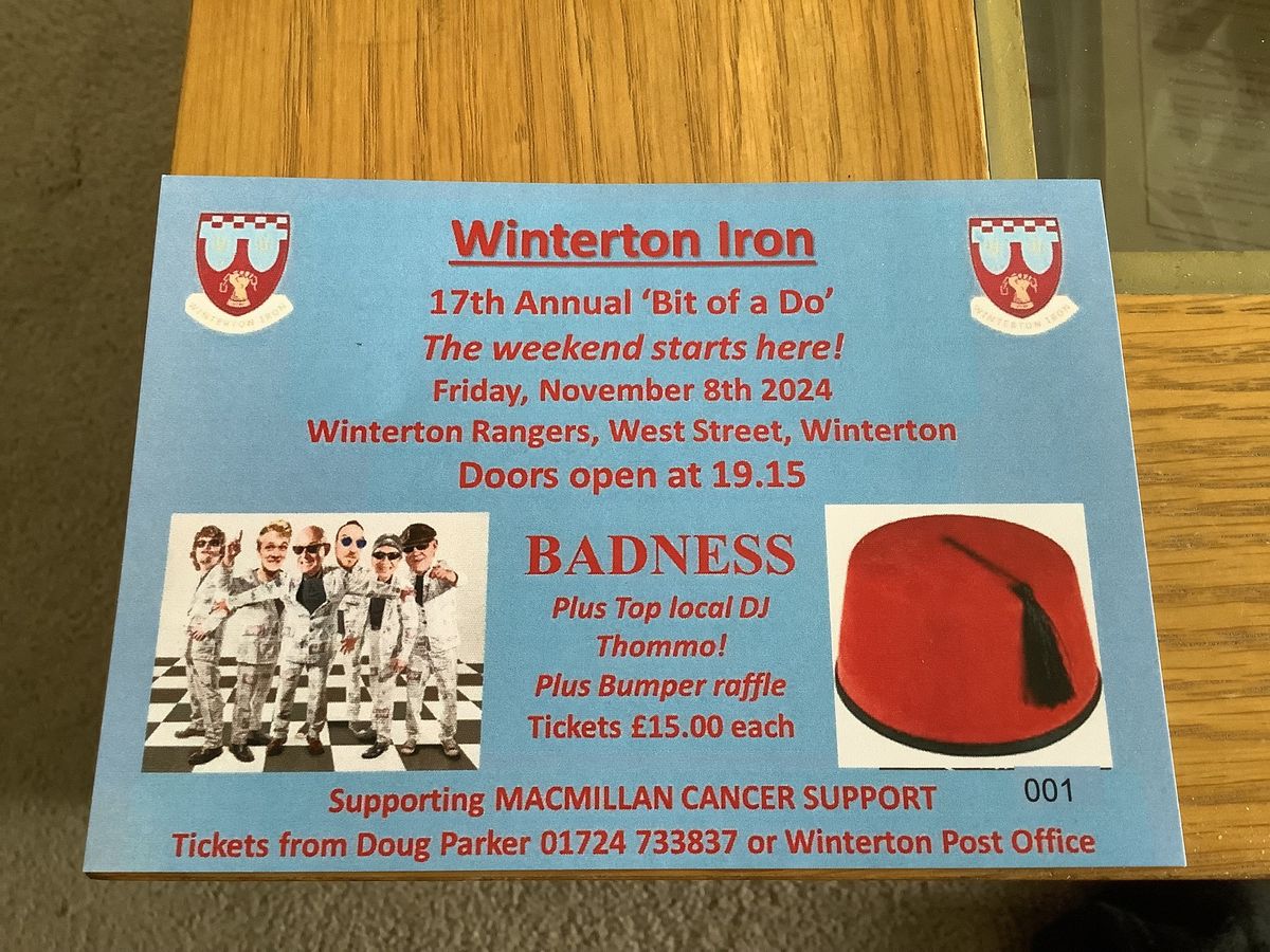 Winterton Iron \u2018Bit of a Do\u2019 at Winterton Rangers