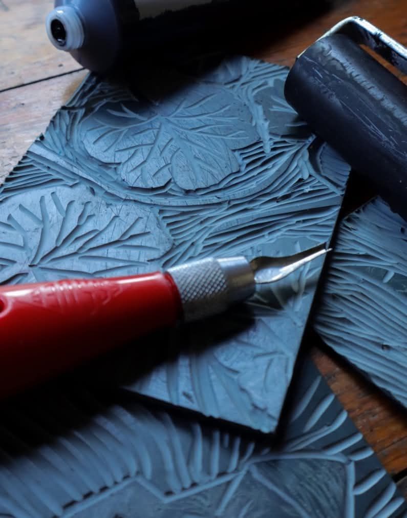 Lino printing for beginners 