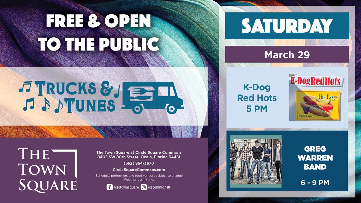 Trucks & Tunes with K-Dog Red Hots & Greg Warren Band