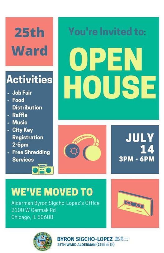 25th Ward New Office Open House