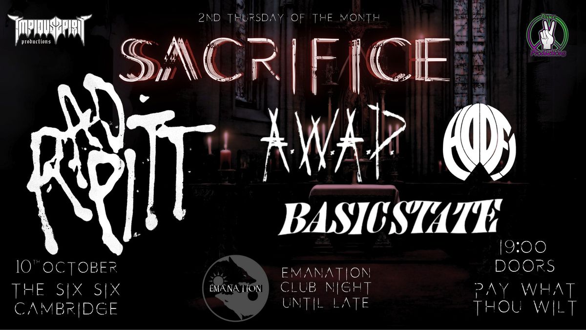 SACRIFICE @ THE SIX SIX CAMBRIDGE 10\/10\/24