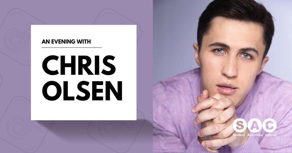 TikTok influencer Chris Olsen live at Wichita State