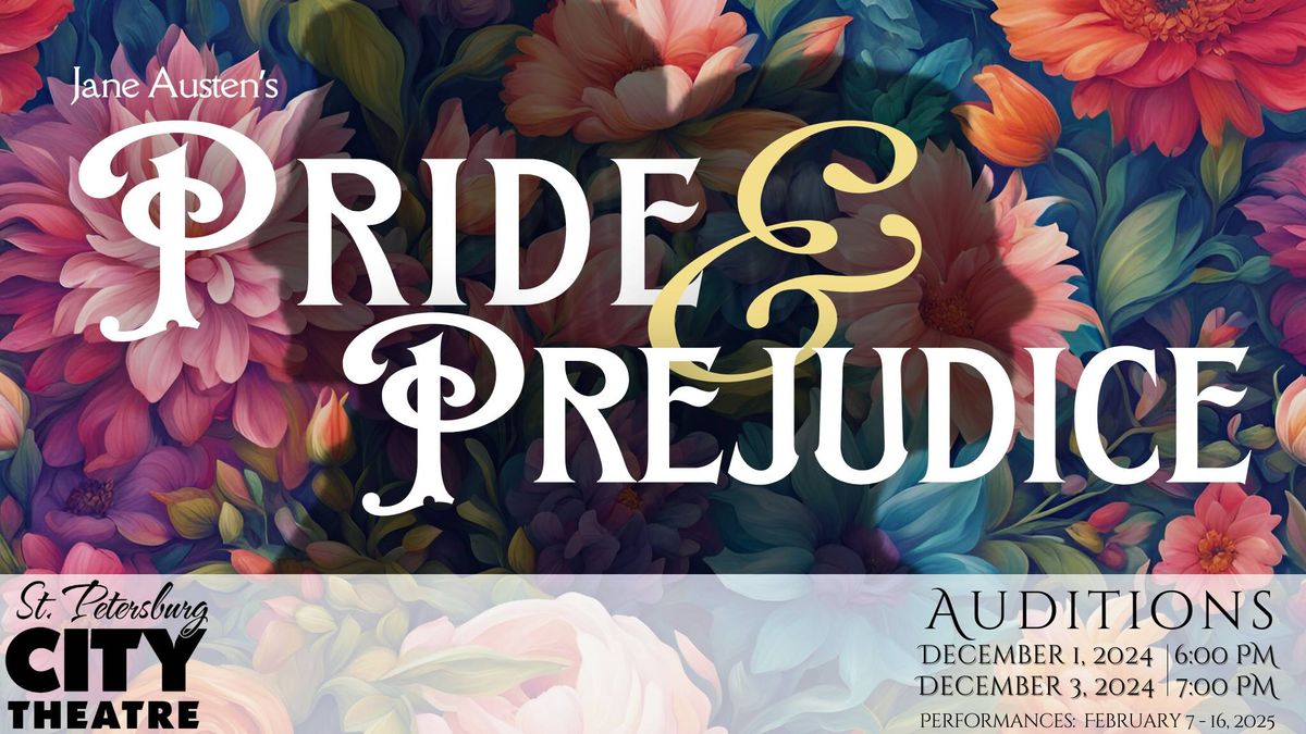 Auditions for Pride & Prejudice at St. Petersburg City Theatre