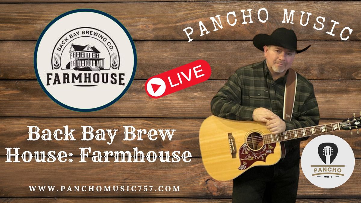 Pancho Live on the Porch at Back Bay Brew House: Farmhouse