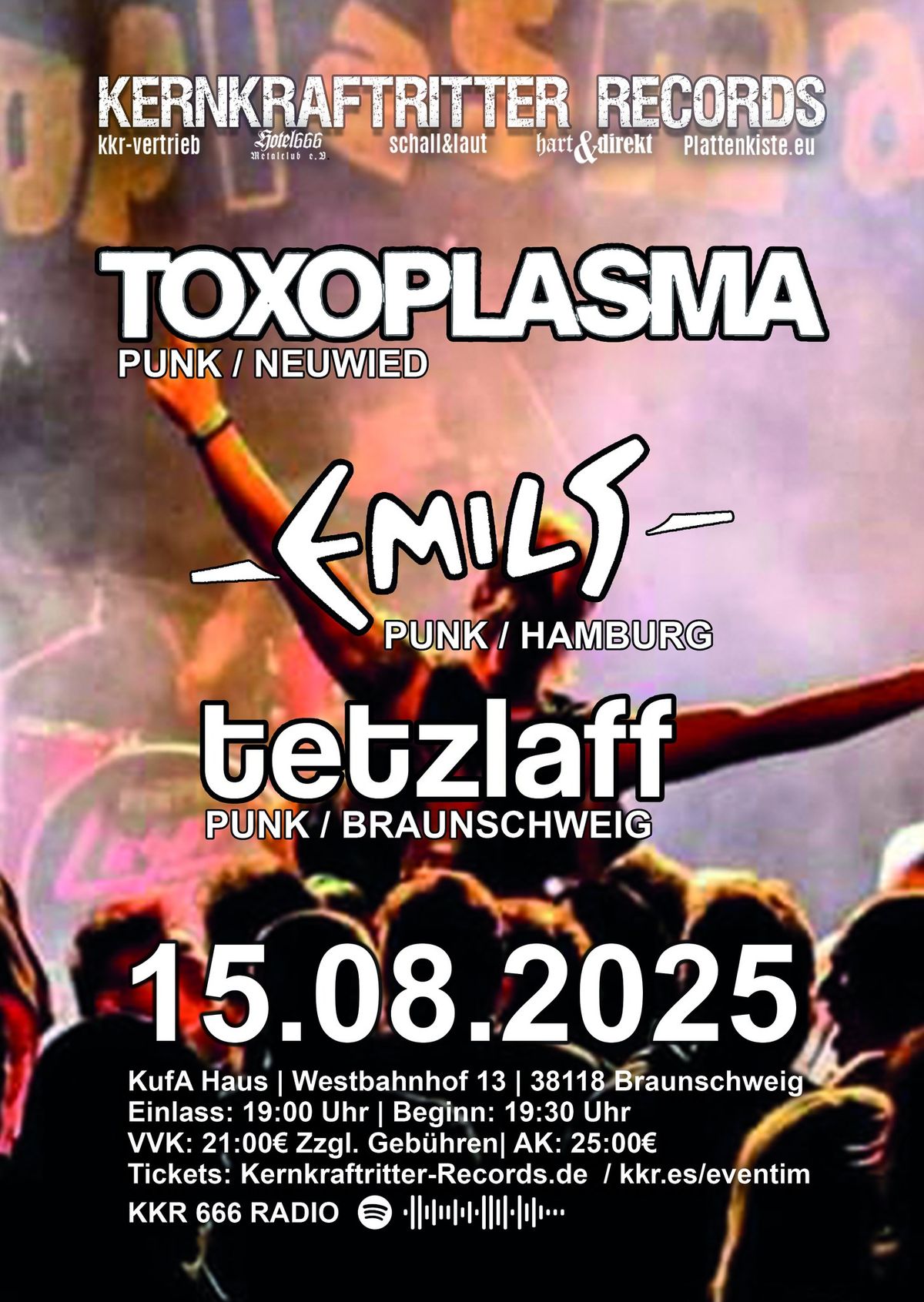 Toxoplasma live in der KufA in Braunschweig 15.08.2025