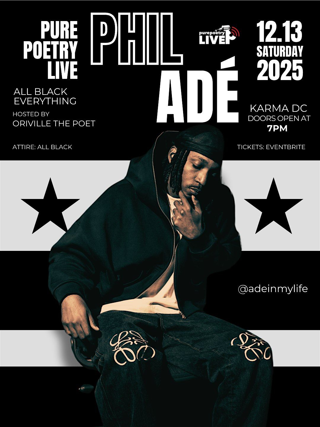 Pure Poetry Live ft. Phil Ad\u00e9