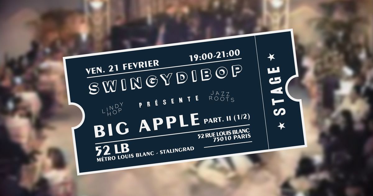 Stage Big Apple part II (1\/2)