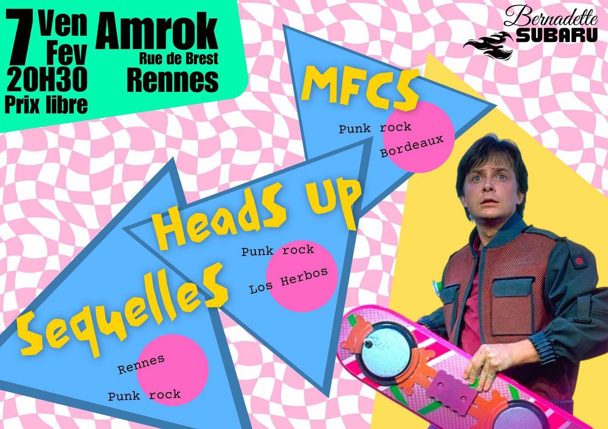 HEADS UP+MFCS+SEQUELLES \u00e0 l'AMROCK