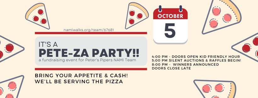 It's a PETE-ZA Party - NAMI 2024 Fundraiser