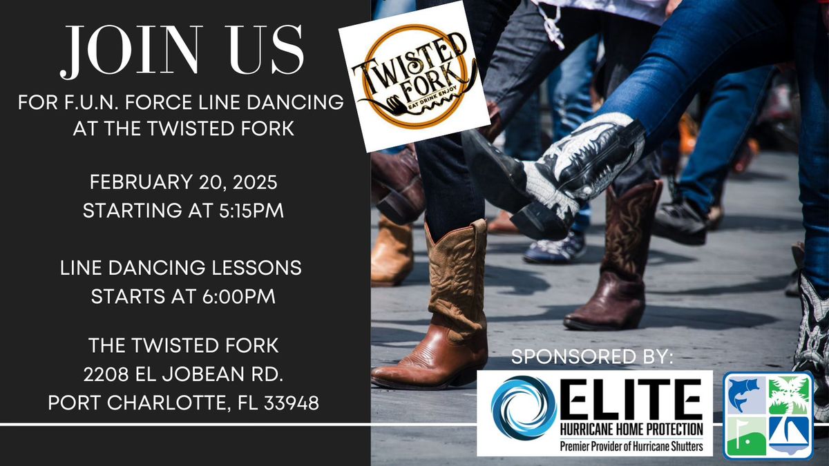 F.U.N. Force Line Dancing at The Twisted Fork