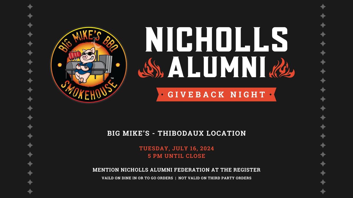 Nicholls Alumni Federation Giveback Night
