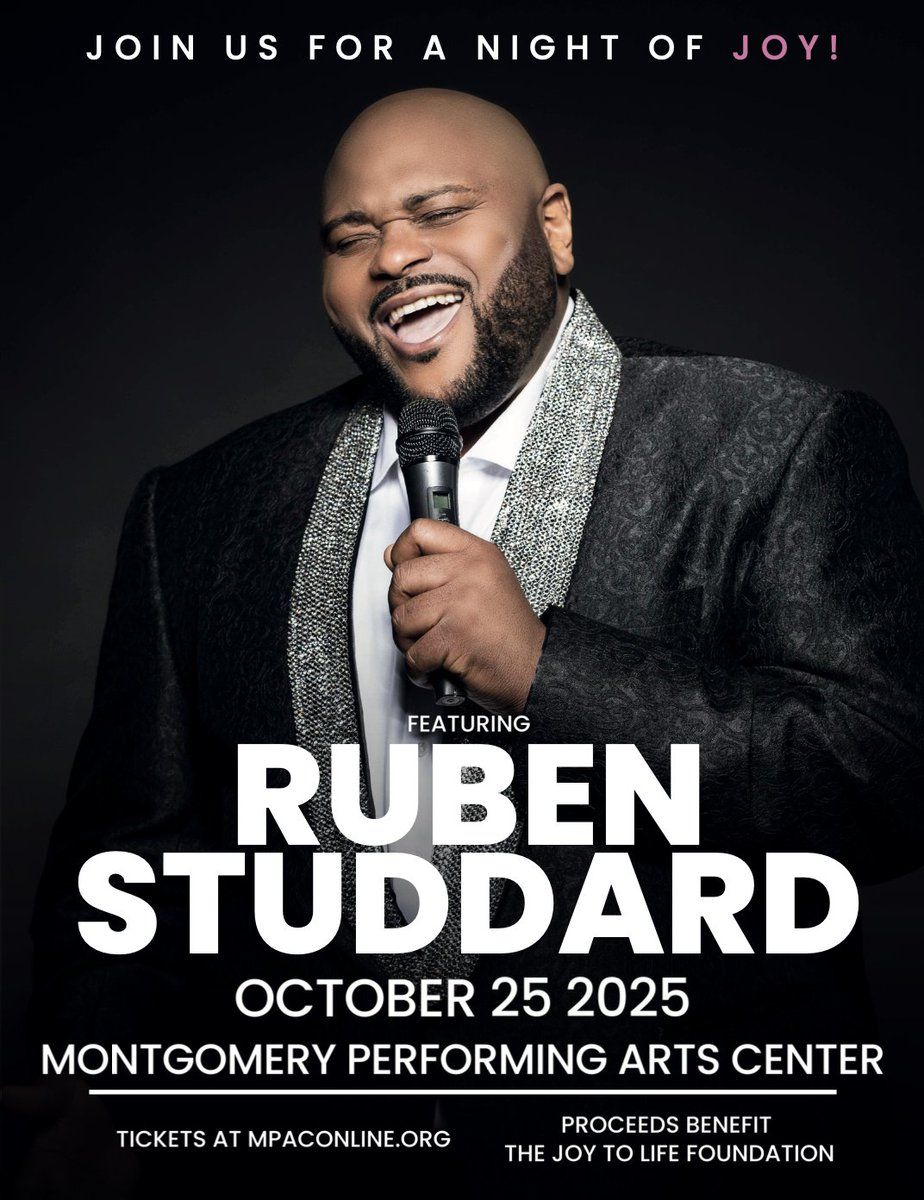 A Night Of Joy Featuring Ruben Studdard at Montgomery Performing Arts Centre