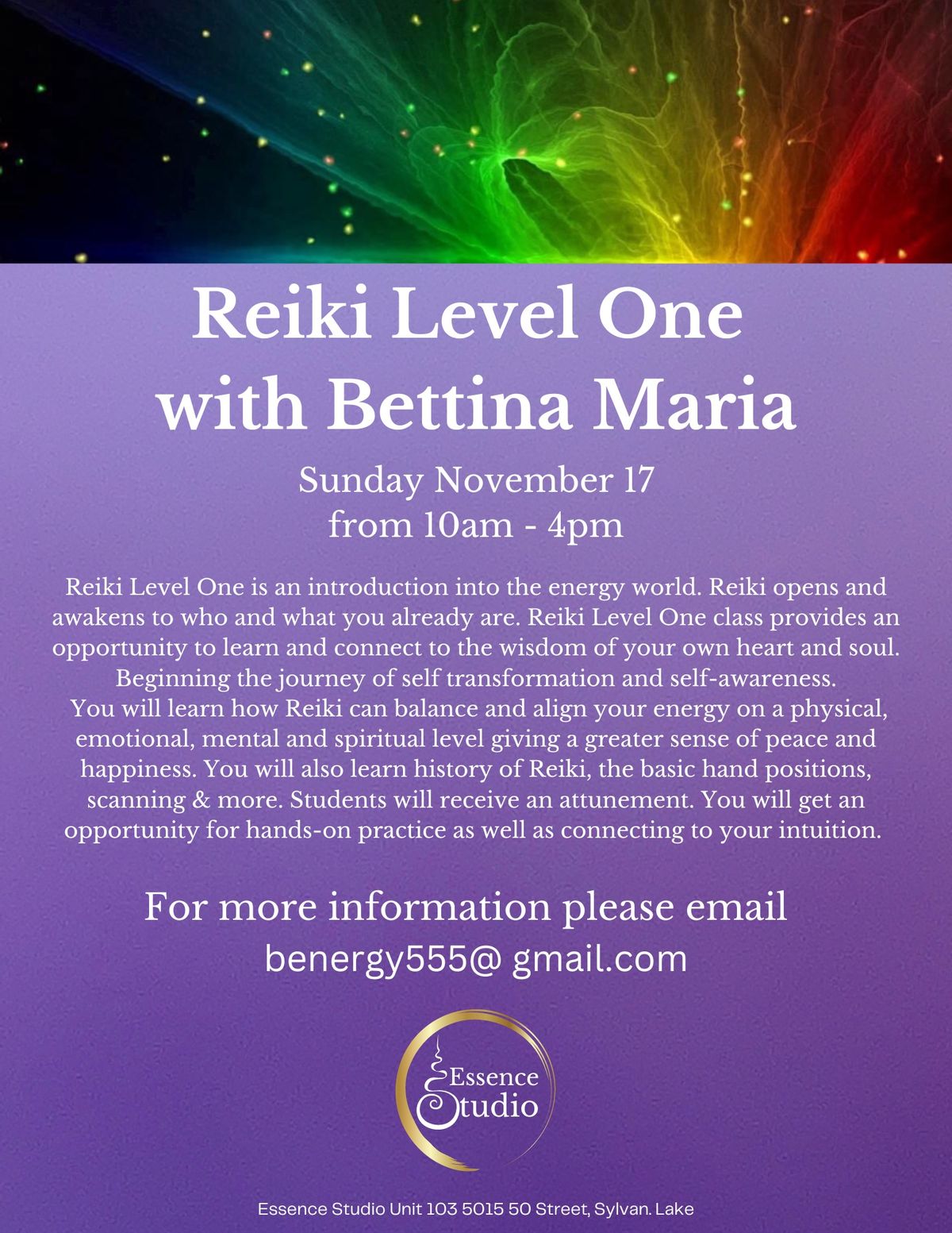 Reiki Level One Class