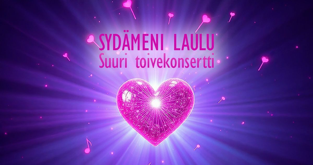 Syd\u00e4meni laulu - Suuri toivekonsertti (Pohjankartanon juhlasali)