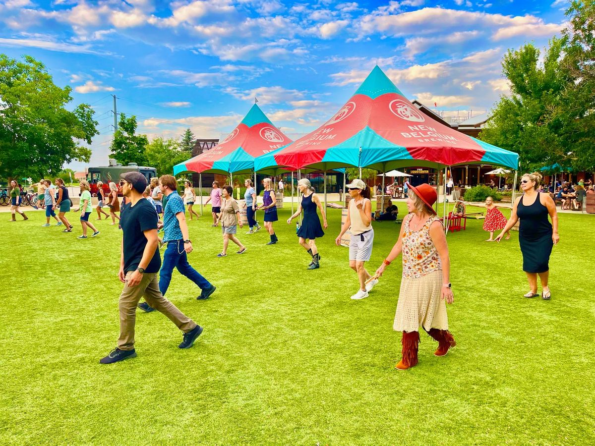 Free Line Dancing Outdoors at New Belgium! 