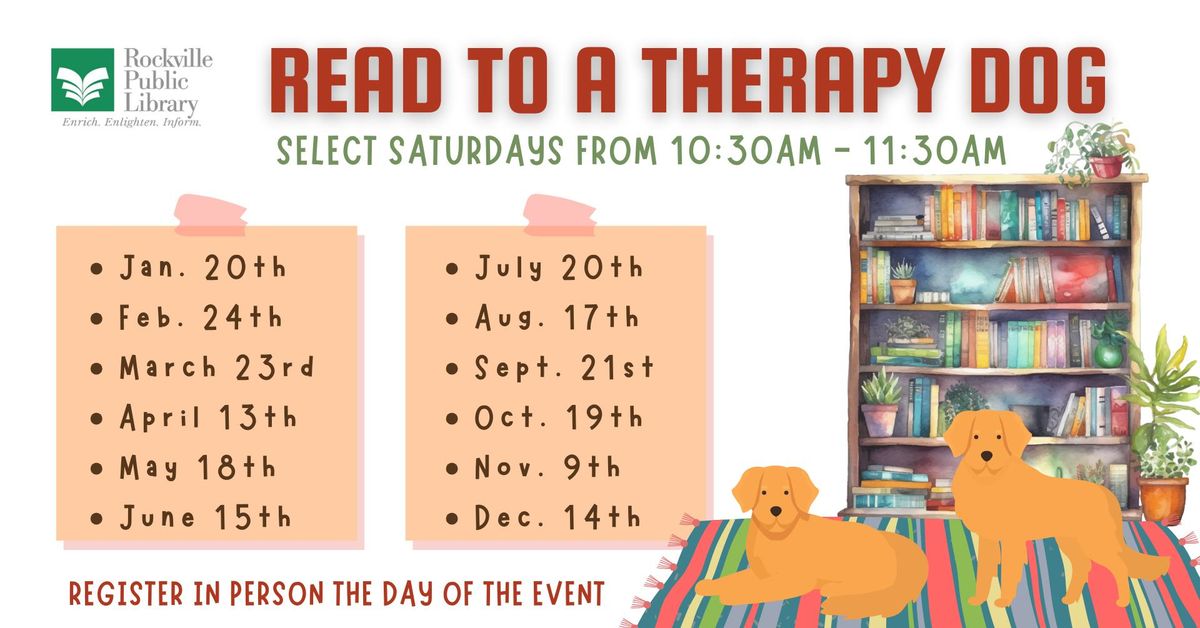 Read to a Therapy Dog