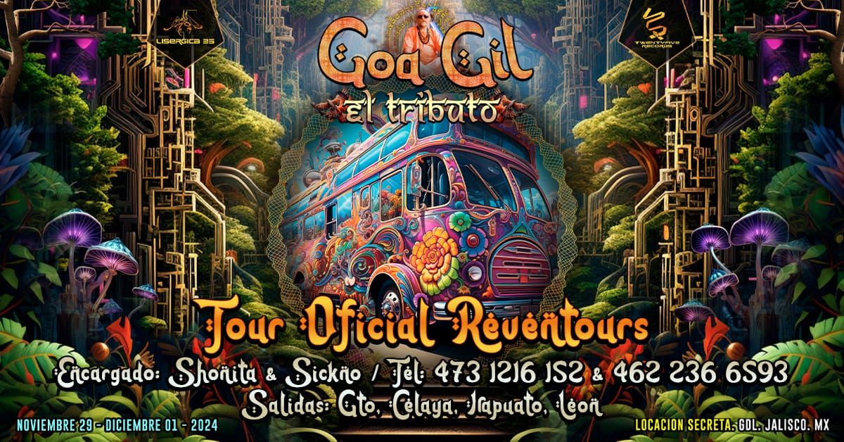 Reventour oficial GOA GIL EL TRIBUTO Guanajuato