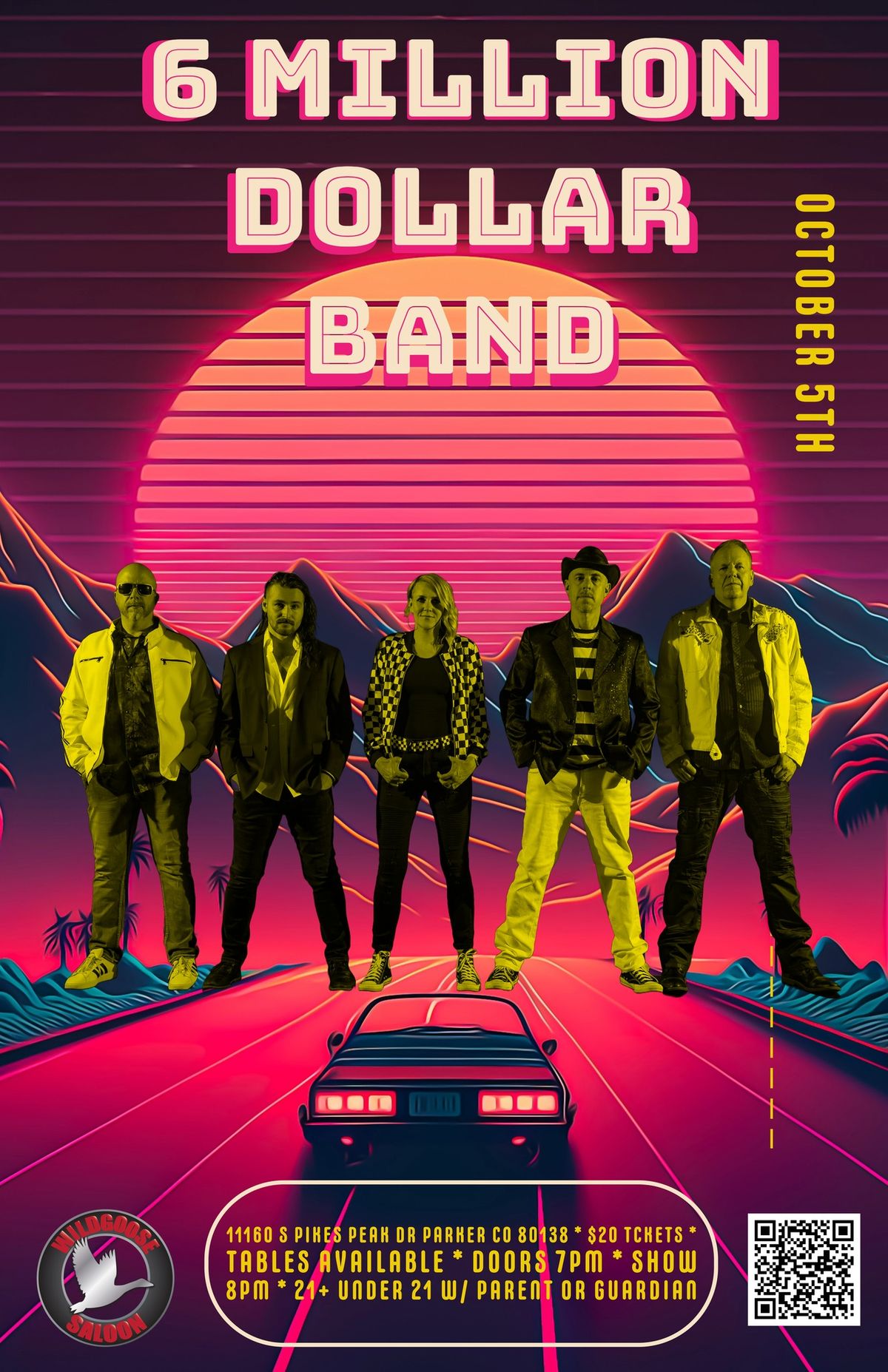 80s Night feat. 6 Million Dollar Band 