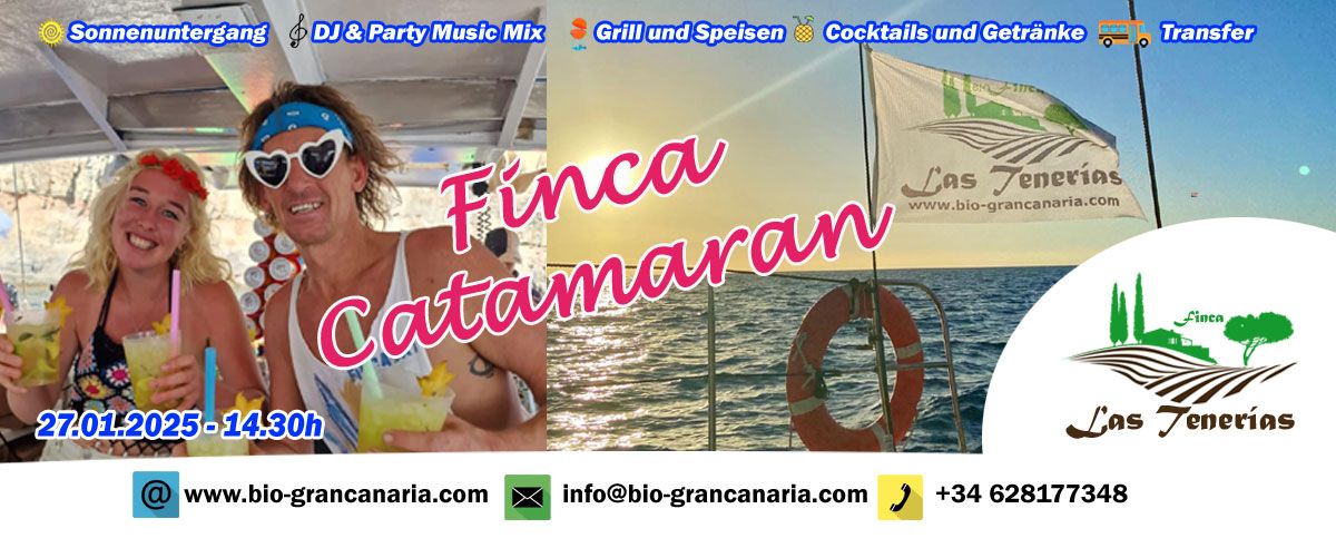 Der Finca Catamaran - Komm doch mit!