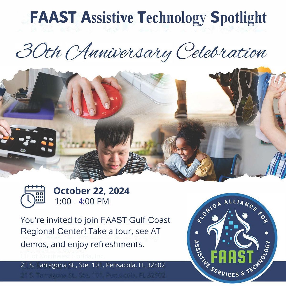 FAAST Assistive Technology Spotlight - 30th Anniversary Celebration