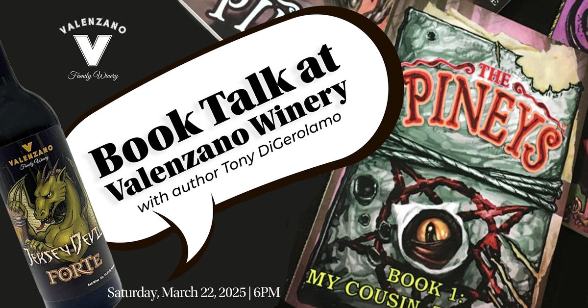 "The Pineys" Book Talk at Valenzano Winery