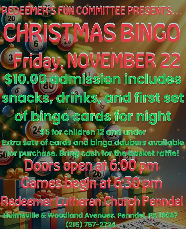 Christmas Bingo!