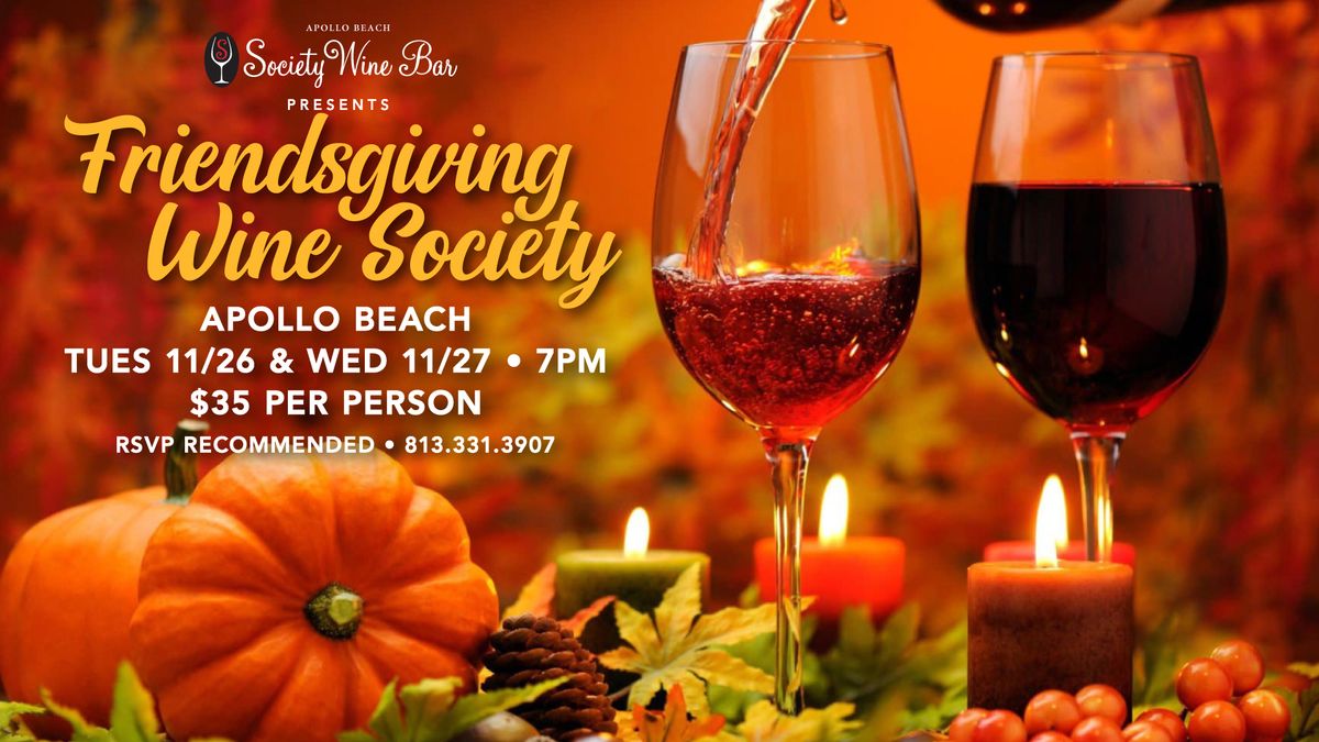 Friendsgiving Elevated Wine Society