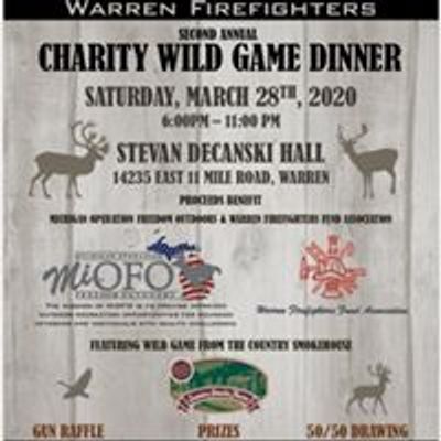 Warren Firefighters Charity Wild Game Dinner