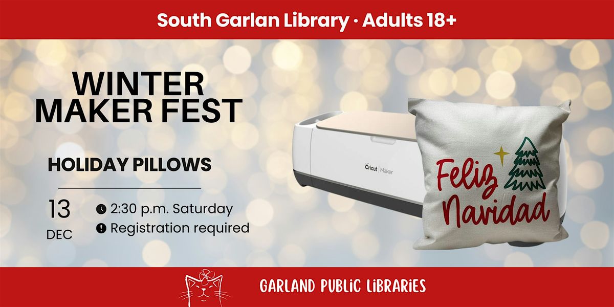 Holiday Maker Fest: Holiday Pillows \/ Cojines Navide\u00f1os