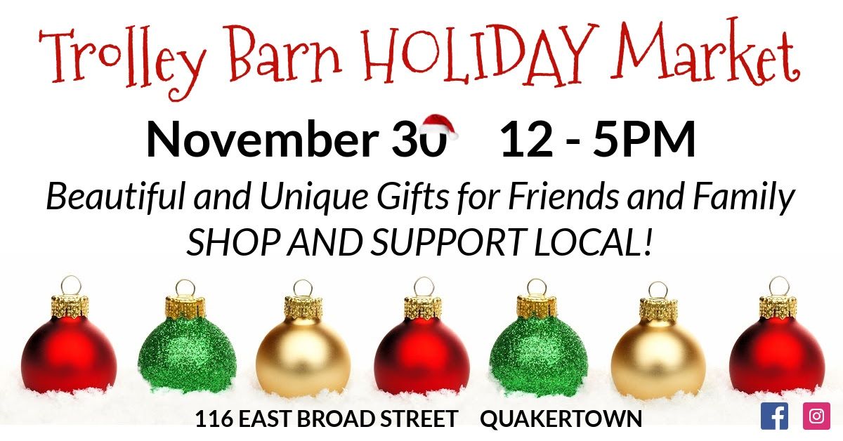 Trolley Barn HOLIDAY Market Event -- Part 1