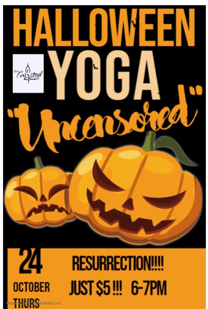 \u201cUncensored\u201d Halloween Yoga