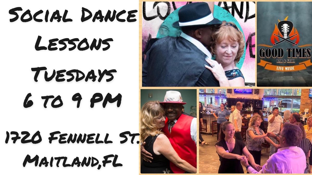 Social Dance Lessons are BACK!!