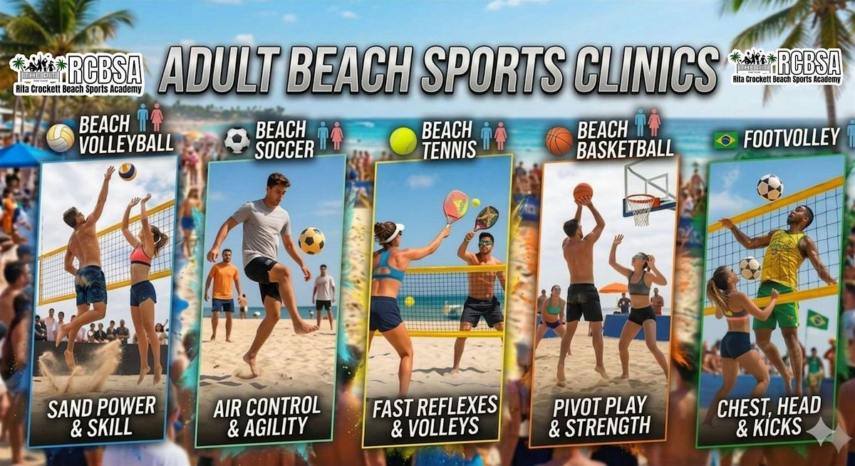 Beach Tennis: RCBSA  June 28 Adult Beginner Clinic
