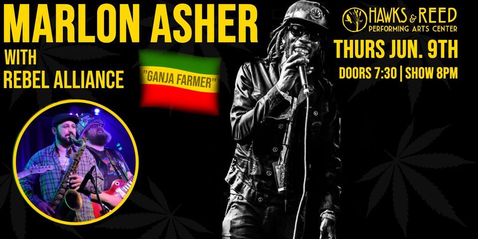 Marlon Asher with Rebel Alliance at Hawks & Reed