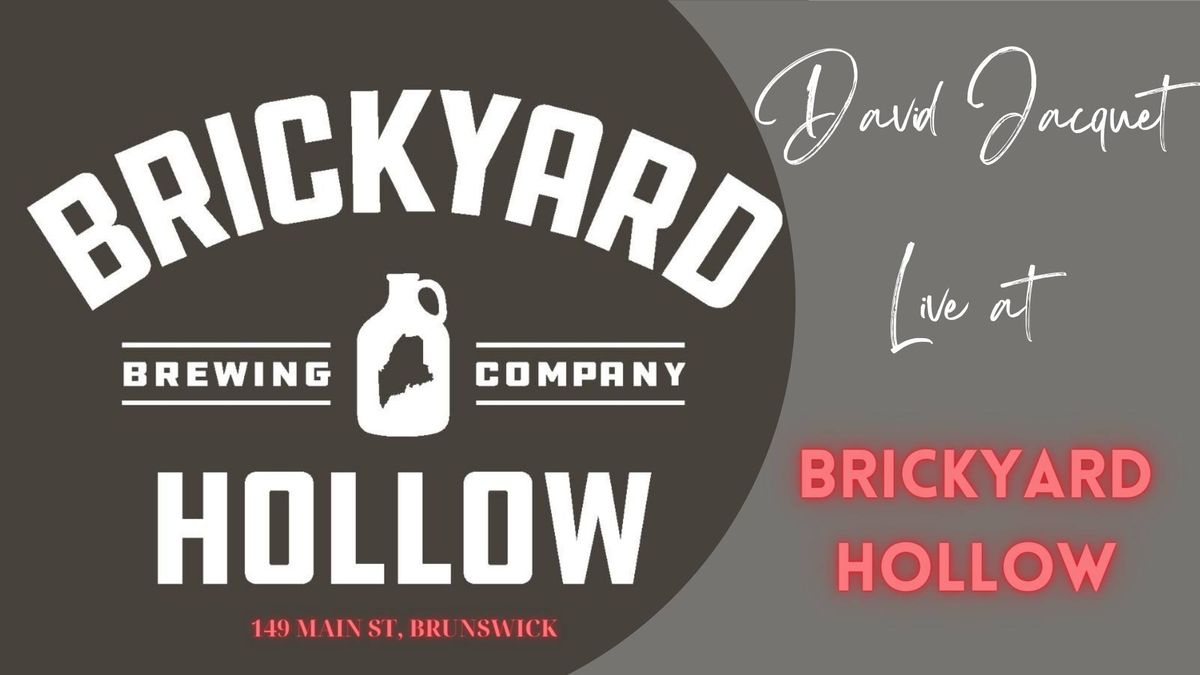 David live at Brickyard Hollow in Brunswick!