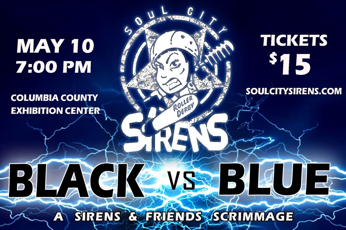 SOUL CITY SIRENS HOME BOUT: Black vs Blue Scrimmage 